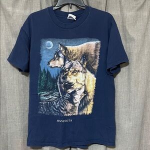 Vintage Wolves Nature T-Shirt